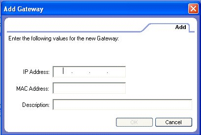 Adding Gateway Form