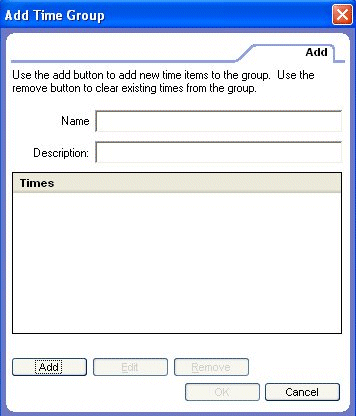 Create Time Groups