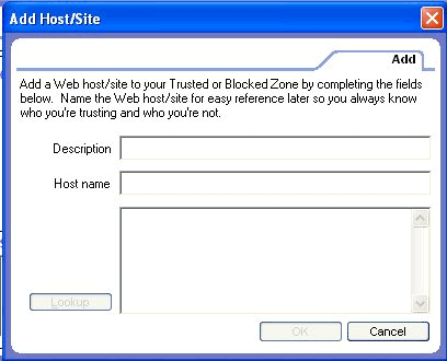 Host / Site Add Form