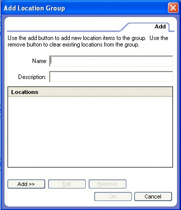 Add Location Groups Form