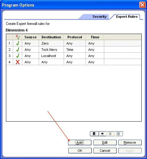 Program Expert Rule List
